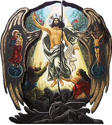 Resurrection of Christ religious byzantine icon