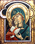 mother of god religious byzantine icon