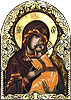 mother of god religious byzantine icon