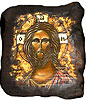 Jesus Christ religious byzantine icon